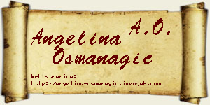 Angelina Osmanagić vizit kartica